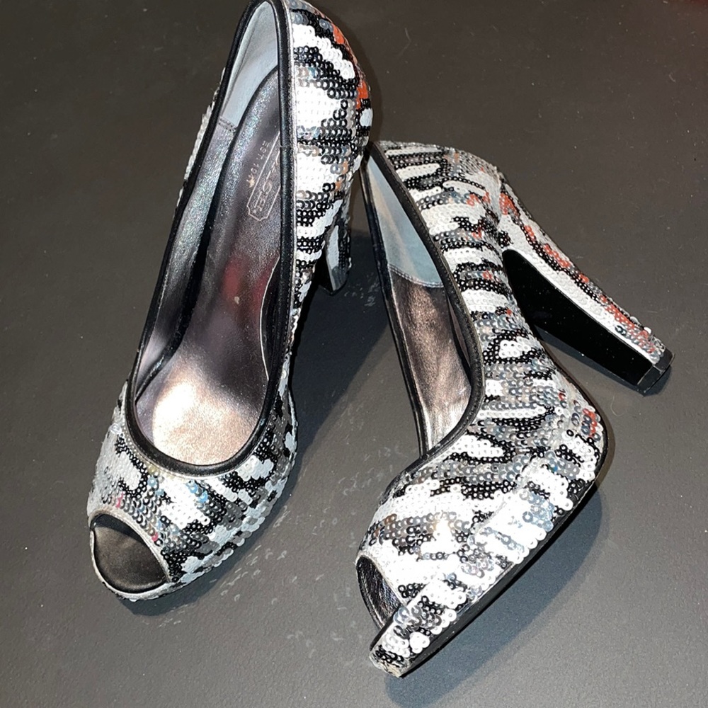 Coach sequin shoes